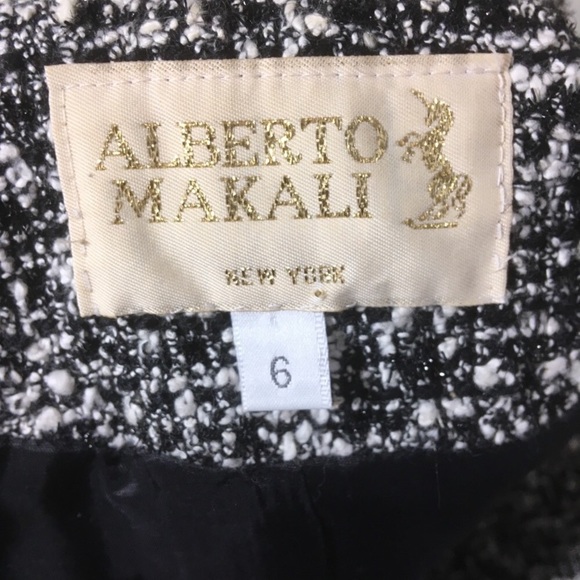 Vintage Alberto Macali Black White Tweed Suit 6 - Picture 6 of 7